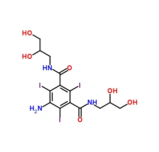 5-Amino-N,N'-bis(2,3-dihydroxypropyl)-2,4,6-triiodo-1,3-benzenedicarboxamide CAS 76801-93-9