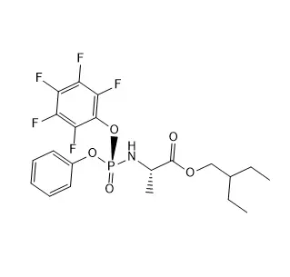 2-Ethylbutyl ((S)-(perfluorophenoxy)(phenoxy)phosphoryl)-L-alaninate CAS 1911578-98-7