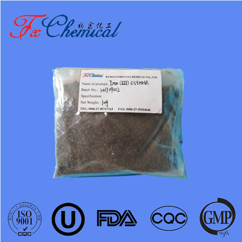 Iron(III) citrate CAS 3522-50-7 for sale