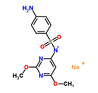 Sulfadimethoxine Sodium Salt CAS 1037-50-9