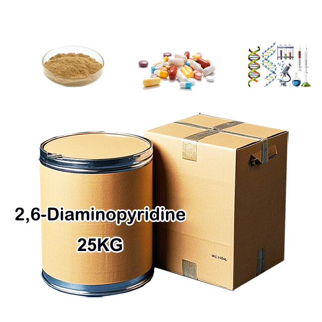 Chinese source manufacturer High quality 2,6-Diaminopyridine powder CAS 141-86-6 Used for pharmaceutical raw materials for sale