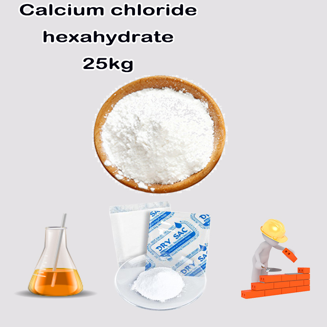 China Suppliers Hot Selling Calcium Chloride Hexahydrate CAS 7774-34-7