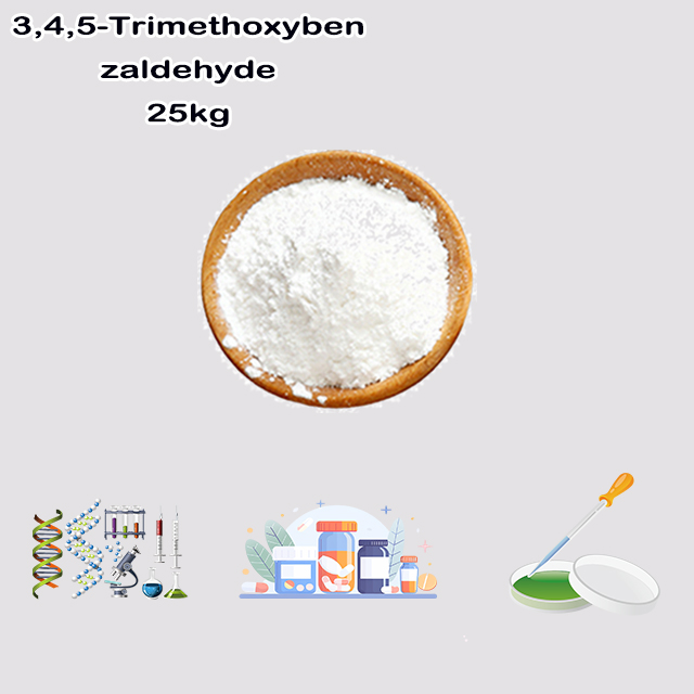 China Factory Supply High Quality 3,4,5-Trimethoxybenzaldehyde CAS 86-81-7 for sale