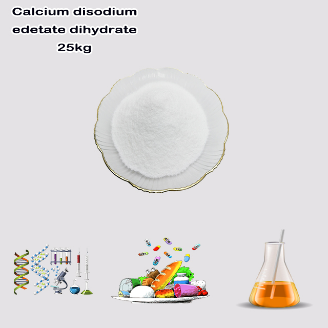 China Supplier Food Additives High Quality Calcium Disodium Edetate Dihydrate CAS 23411-34-9
