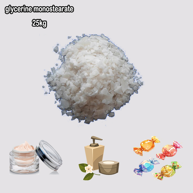 China Supplier High Quality Best Price glycerine monostearate for use in Skin Care Products for sale
