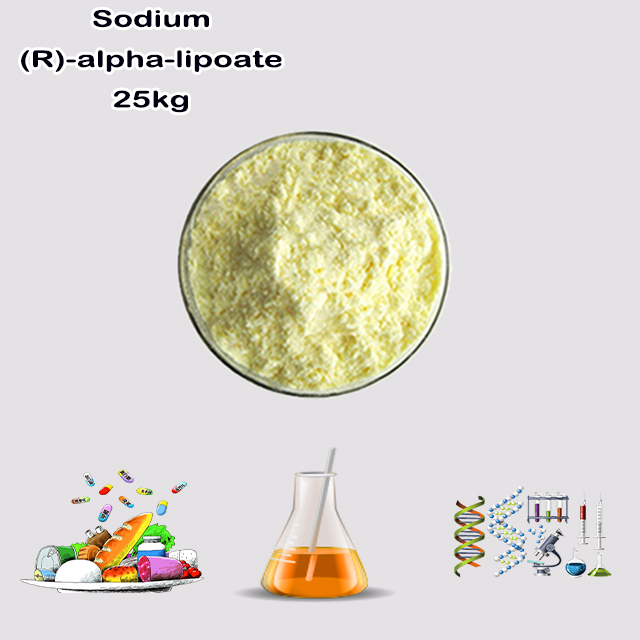 China Manufacturer High Quality Good Service R-(+)-Lipoic Acid Sodium CAS 176110-81-9