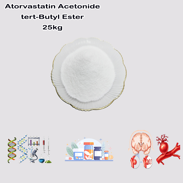 China Manufacturer Wholesale Price Atorvastatin Acetonide tert-Butyl Ester CAS 125971-95-1 with good service for sale