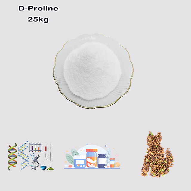 China Manufacturer Supply High Quality Best Price D-Proline  CAS 344-25-2