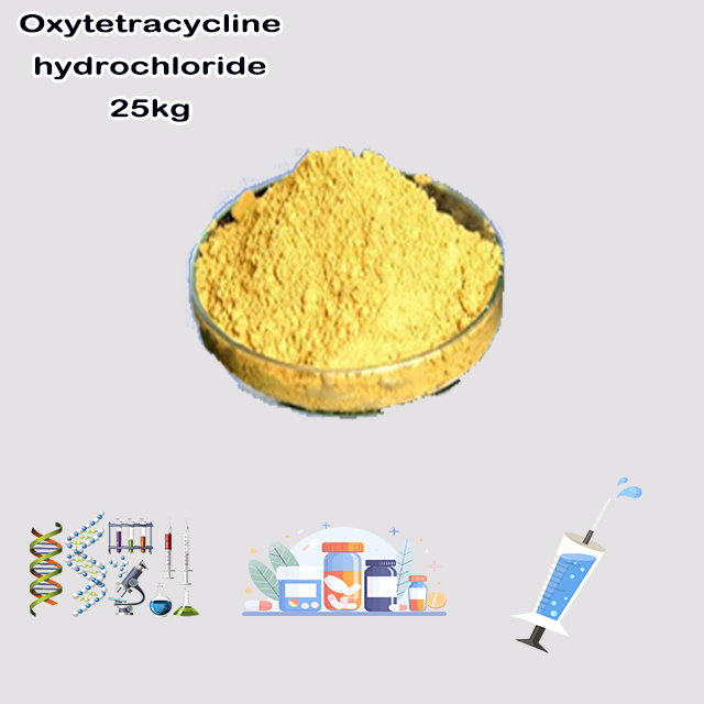 China Manufacturer Supply High Quality Oxytetracycline Hydrochloride CAS 2058-46-0