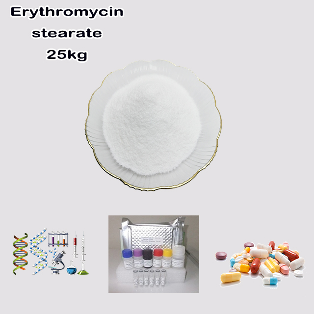 China Manufacturer Supply High Quality Erythromycin stearate CAS 643-22-1 with best price for sale