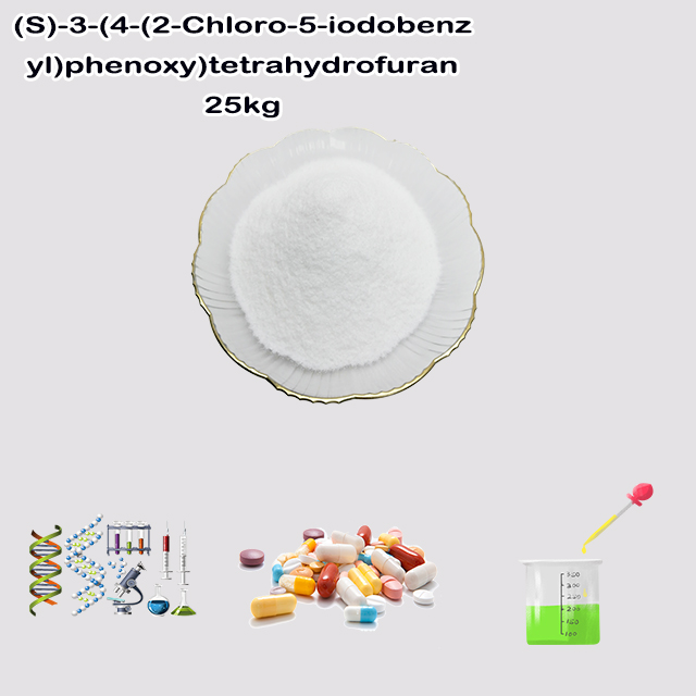 China Manufacturer Supply High Quality (S)-3-(4-(2-Chloro-5-iodobenzyl)phenoxy)tetrahydrofuran CAS 915095-94-2 for sale
