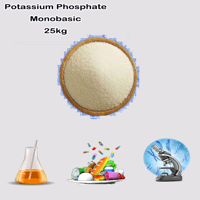 China Manufacturer Supply High Quality Potassium Dihydrogen Phosphate (MKP) CAS 7778-77-0