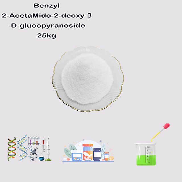 China Chemical Factory Supply High Quality Benzyl 2-AcetaMido-2-deoxy-β-D-glucopyranoside CAS 13343-67-4 for sale