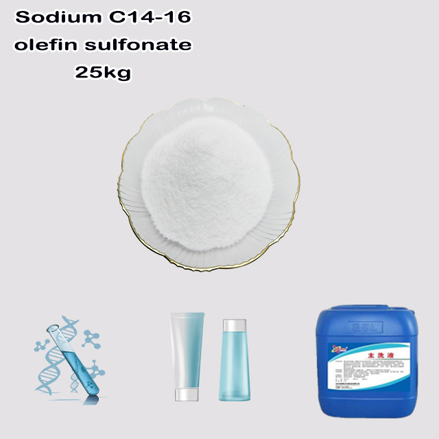 China Chemical Manufacturer Supply High Quality Sodium C14-16 olefin sulfonate CAS 68439-57-6 with best price for sale