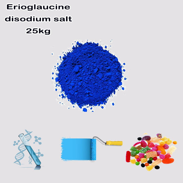 Dyes Chemical Manufacturer High Quality Bulk Price Erioglaucine disodium salt CAS 3844-45-9 for food additives for sale