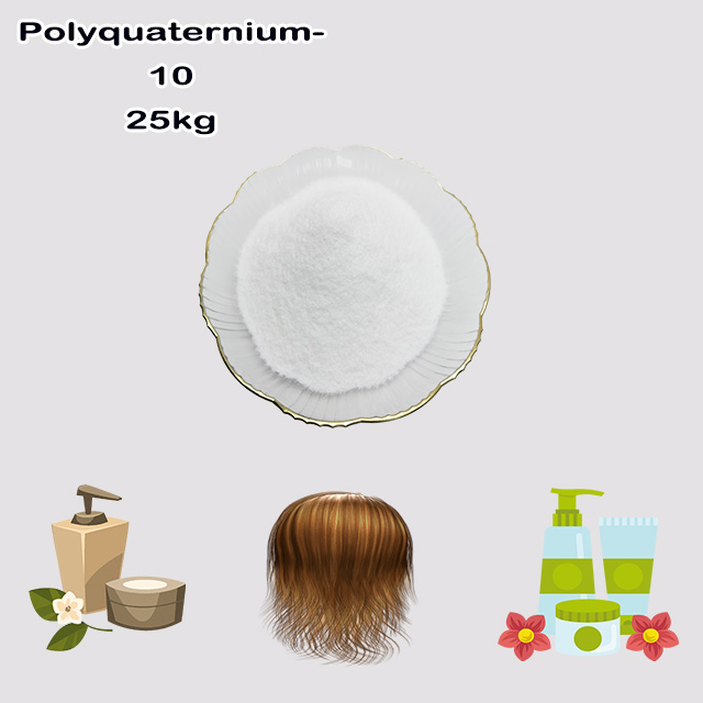 Manufacturer Supply High Quality 99% Bulk Price Polyquaternium-10 CAS 68610-92-4 with good service for sale