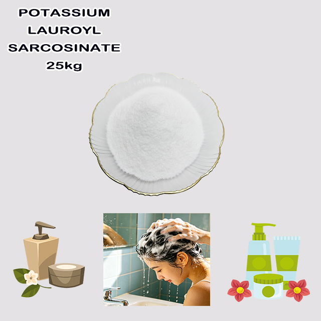 Manufacturer Supply High Quality 99% Cosmetic raw materials POTASSIUM LAUROYL SARCOSINATE for daily skincare products for sale