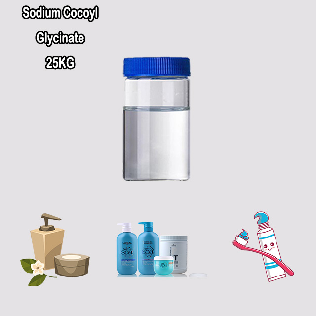 Cosmetic ingredients High Quality 99% Sodium Cocoyl Glycinate CAS 90387-74-9 with good service