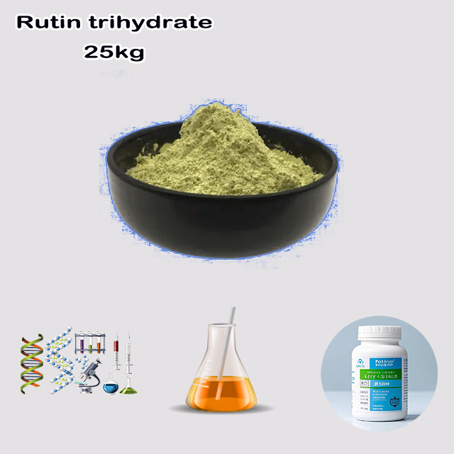 Manufacturer Supply High Purity Bulk Price Rutin Trihydrate CAS 250249-75-3 with good service for sale