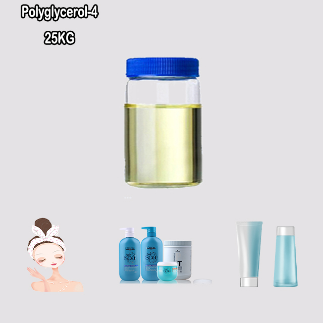Manufacturer Cosmetic Grade Hot Selling High Quality 99.5 Polyglycerol-4 CAS 56491-53-3 for skincare products for sale
