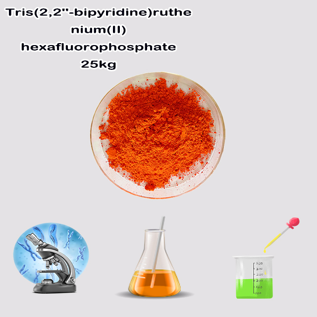 Fine Chemical Manufacturer Hot Selling Tris(2,2''-bipyridine)ruthenium(II) hexafluorophosphate CAS 60804-74-2 with High Purity for sale