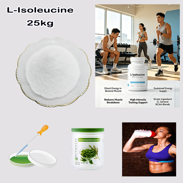 Chemical Factory Sport Support Grade High Quality Best Price L-Isoleucine CAS 73-32-5 with good service