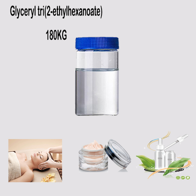 China supplier Glyceryl tri(2-ethylhexanoate) CAS 7360-38-5 with fast delivery for sale