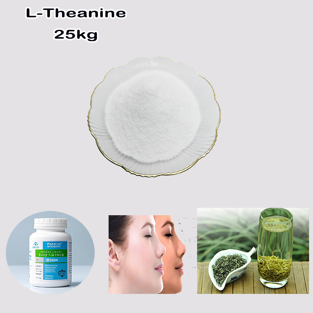Sport Recovery Raw Ingredients Manufacturer High Quality Best Price L-Theanine CAS 3081-61-6 with good service