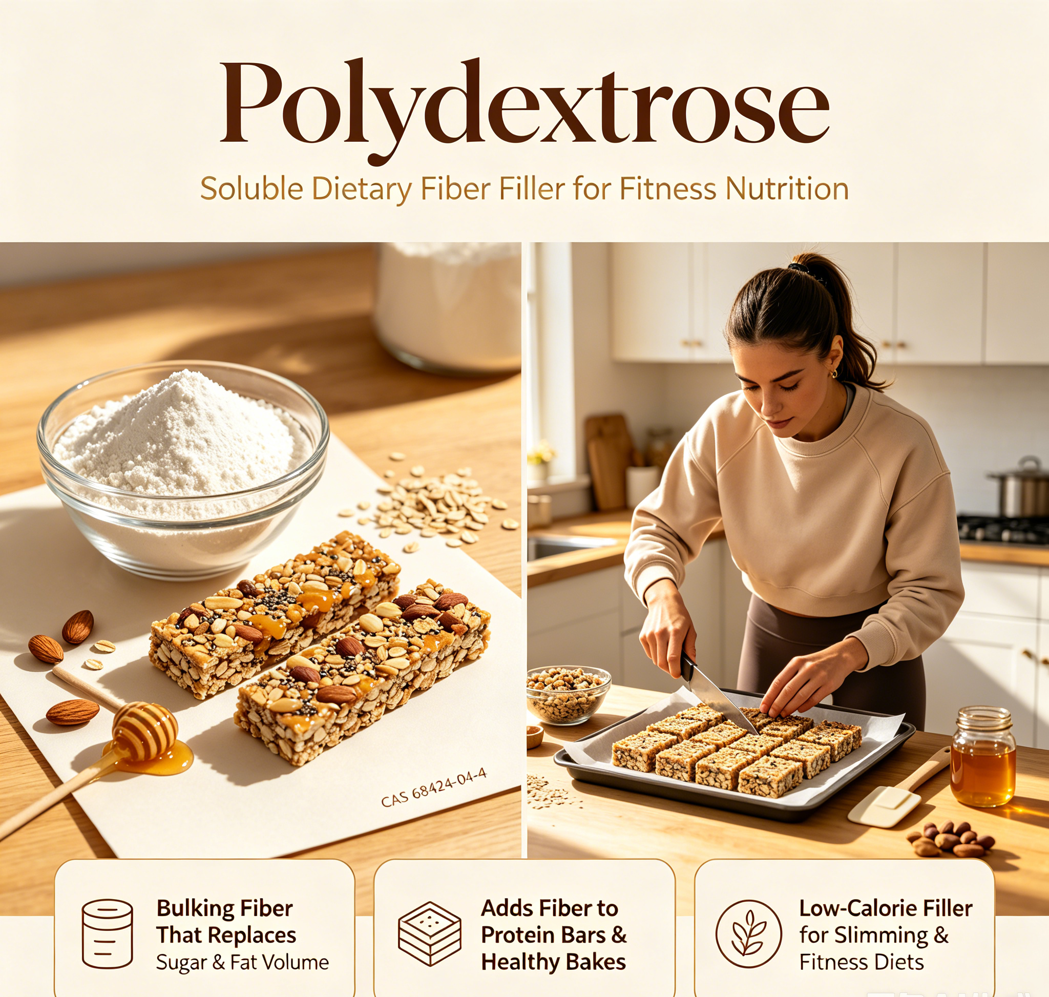 Supplier Sport Dietary Fiber Ingredients High Quality Polydextrose CAS 68424-04-4 with good service for sale
