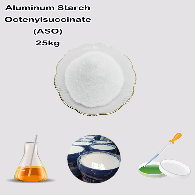 Chemical Factory Supply High Quality Aluminum Starch Octenylsuccinate(ASO) CAS 9087-61-0 with good service