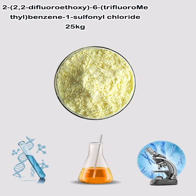 Factory Supply High Quality Best Price 2-(2,2-difluoroethoxy)-6-(trifluoroMethyl)benzene-1-sulfonyl chloride CAS 865352-01-8 with good service for sale