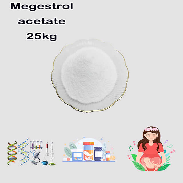 China Chemical Manufacturer Supply High Purity Good Price Megestrol acetate CAS 595-33-5 for API Products for sale