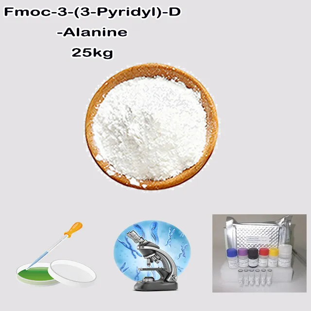 Factory Supply High Quality Best Price (R)-N-Fmoc-(3-Pyridyl)alanine CAS 142994-45-4 with good service for sale